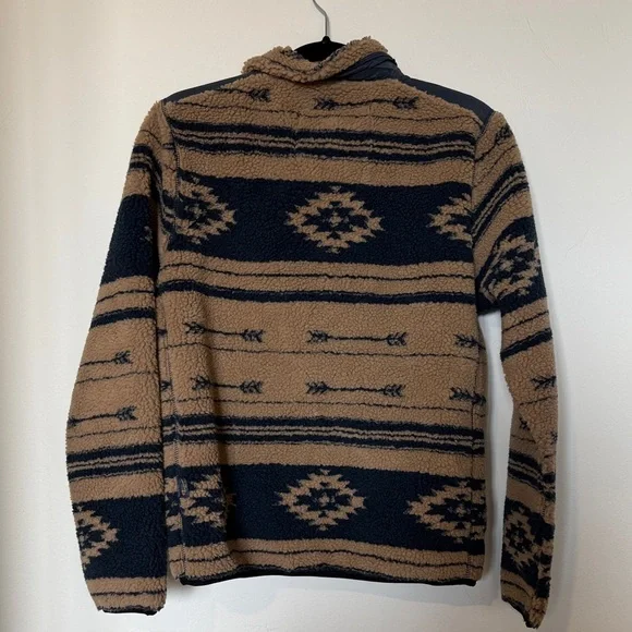 STS Ranchwear Women's Tan and Navy Zip Up Jacket - Picture 4 of 4